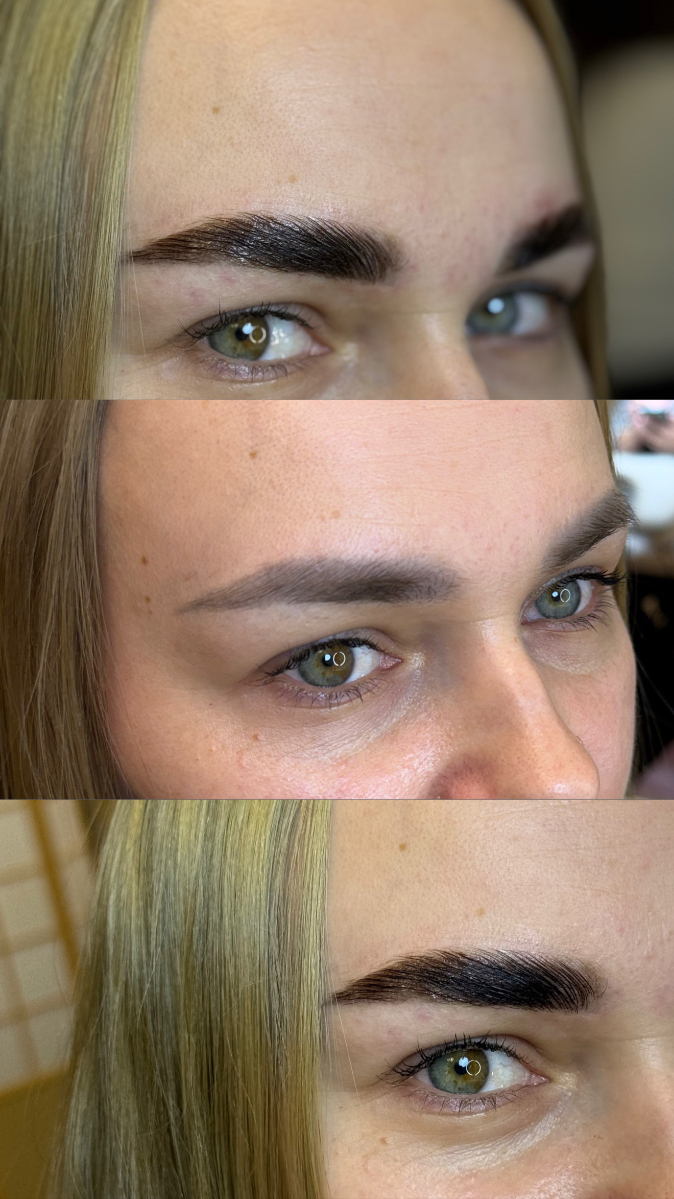 Antakių laminavimas+dažymas+korekcija